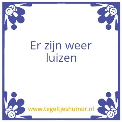 Tegeltje: Hoofdlijnen