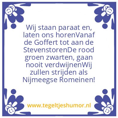 Tegeltje: Nijmeegse Romeinen