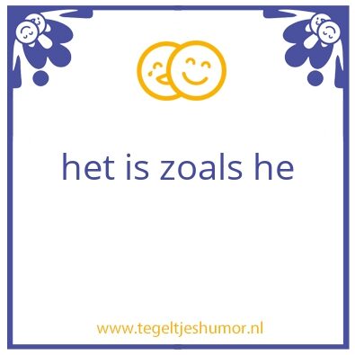 Tegeltje: Oost West As Best