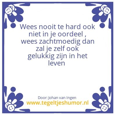 Tegeltje: Gelukkig zijn