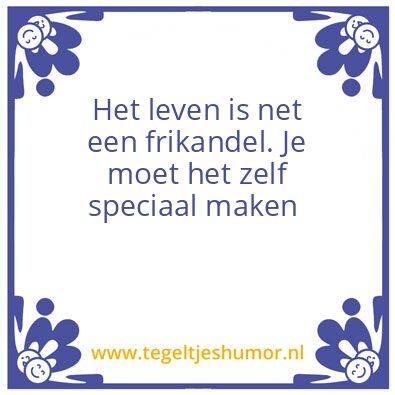 Tegeltje: Speciaal