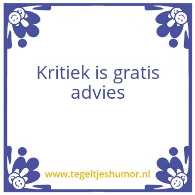 Tegeltje: Besturen