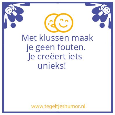 Tegeltje: Klus WC