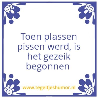 Tegeltje: gezeik