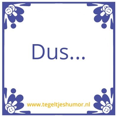 Tegeltje: interessant