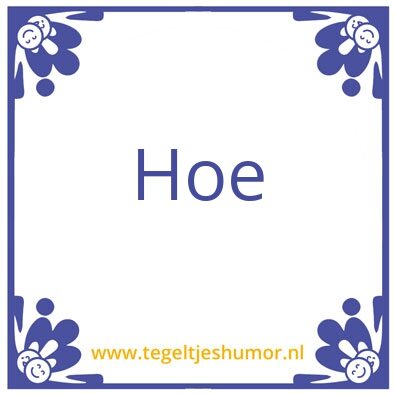 Tegeltje: Tedt