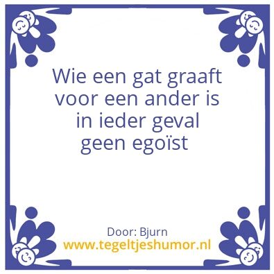 Tegeltje: Lekker sociaal