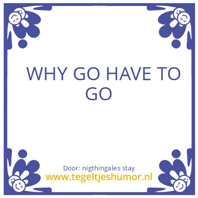 Tegeltje: analog optical internet