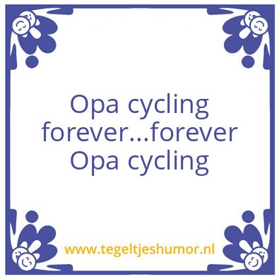 Tegeltje: Opa