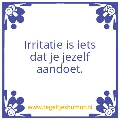 Tegeltje: Omdenken