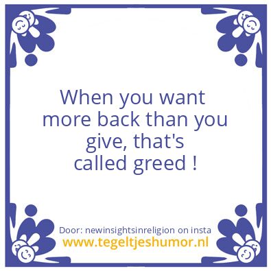 Tegeltje: The downfall of humanity.