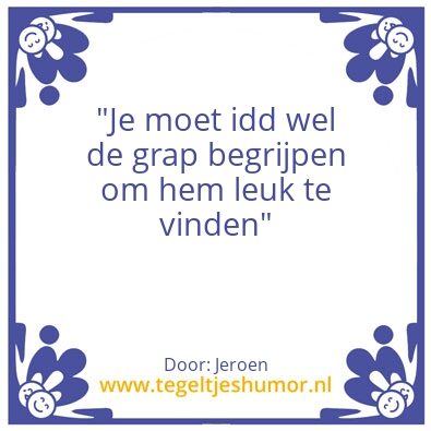 Tegeltje: sdsd