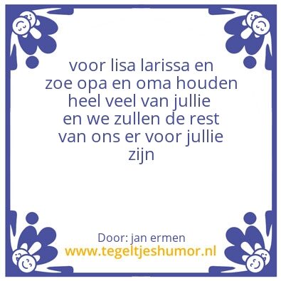 Tegeltje: kleinkinderen