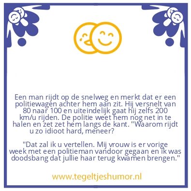 Tegeltje: Snelweg