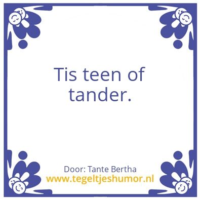 Tegeltje: Keuzestress