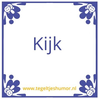 Tegeltje: Hohoho