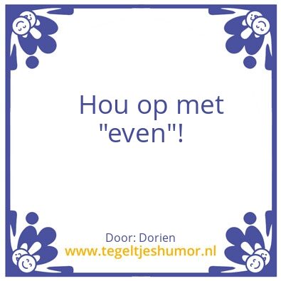 Tegeltje: Dorien