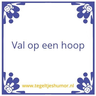 Tegeltje: Sjoerd