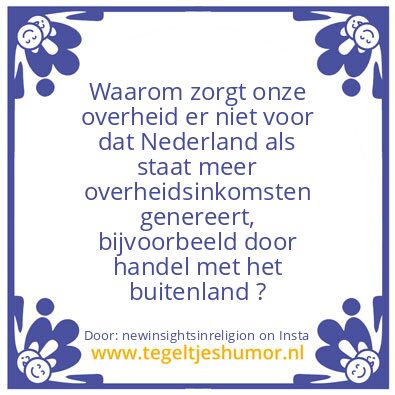 Tegeltje: Is de politiek slim ?