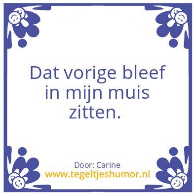 Tegeltje: De klantendienst