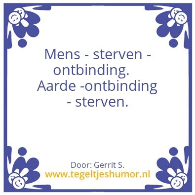 Tegeltje: Ik ben Gerrit.