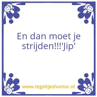 Tegeltje: Hockey = Hockey
