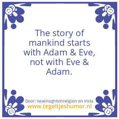 Tegeltje: The story of mankind