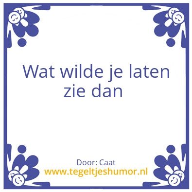 Tegeltje: Liede is