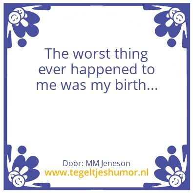 Tegeltje: Life