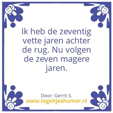 Tegeltje: Ik ben Gerrit.