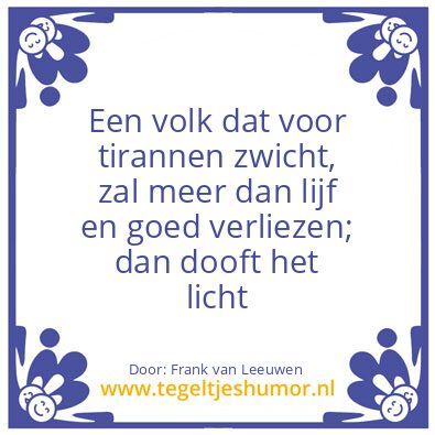 Tegeltje: Strijd