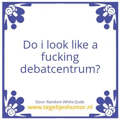 Tegeltje: Whitesplainer