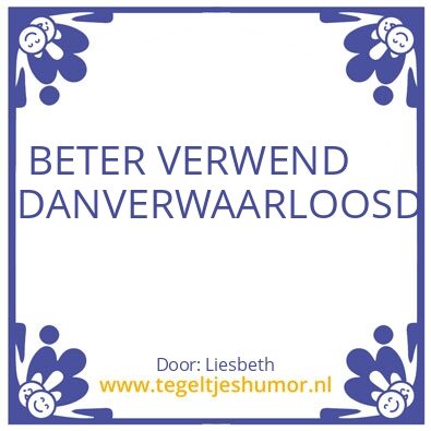 Tegeltje: Liesbeth