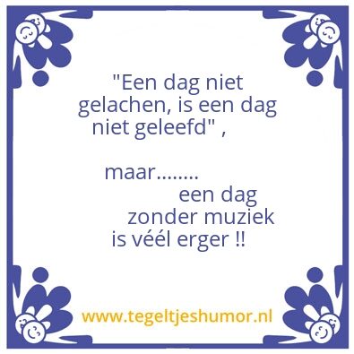Tegeltje: Muziek