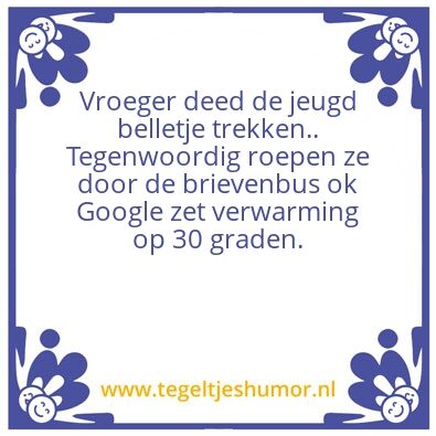 Tegeltje: Google Home
