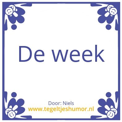 Tegeltje: Niels