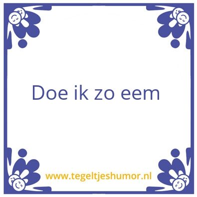 Tegeltje: Drentse werkzaamheden