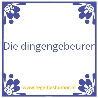 Tegeltje: B Rebus