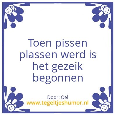 Tegeltje: Weg met ons mentaliteit