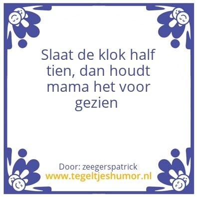 Tegeltje: Mam