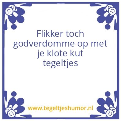 Tegeltje: nounou