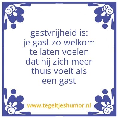 Tegeltje: –