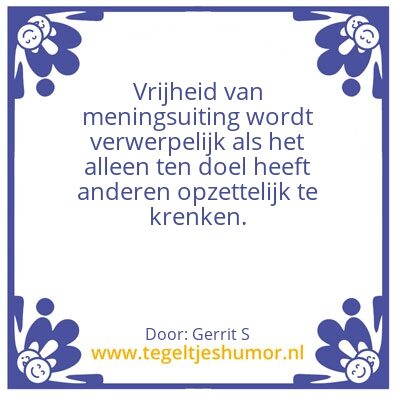 Tegeltje: Ik ben Gerrit