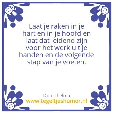 Tegeltje: mijn citaat