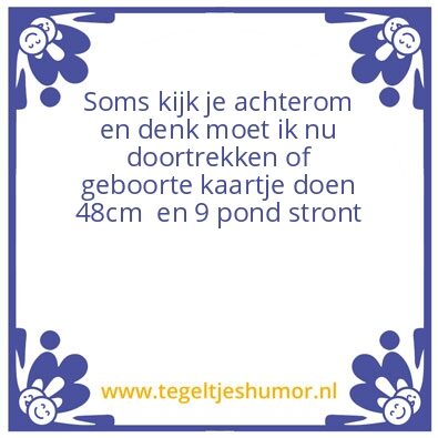 Tegeltje: Slecht ook