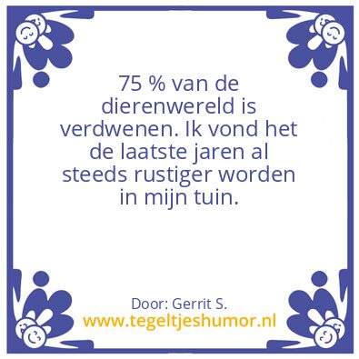 Tegeltje: Ik ben Gerrit.