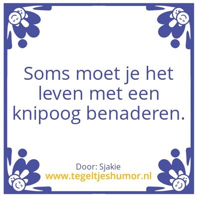 Tegeltje: Tegel
