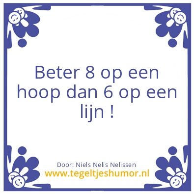Tegeltje: V8 Power