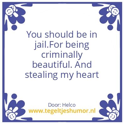 Tegeltje: She…