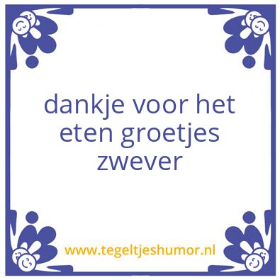 Tegeltje: bas